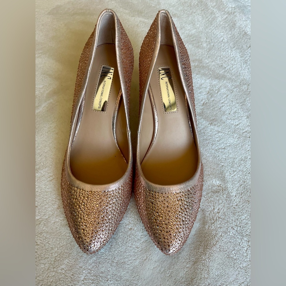 INC international concepts rhinestone heels shoes